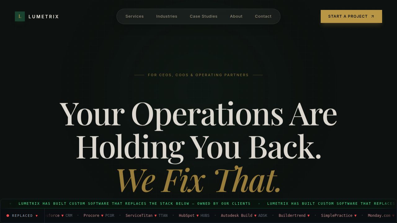 Lumetrix | AI Operations Modernization for Mid-Market Businesses